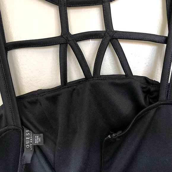 GUESS black bodycon dress - Picture 3 of 3